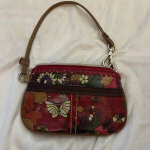 Sakroots Butterfly Print Wristlet